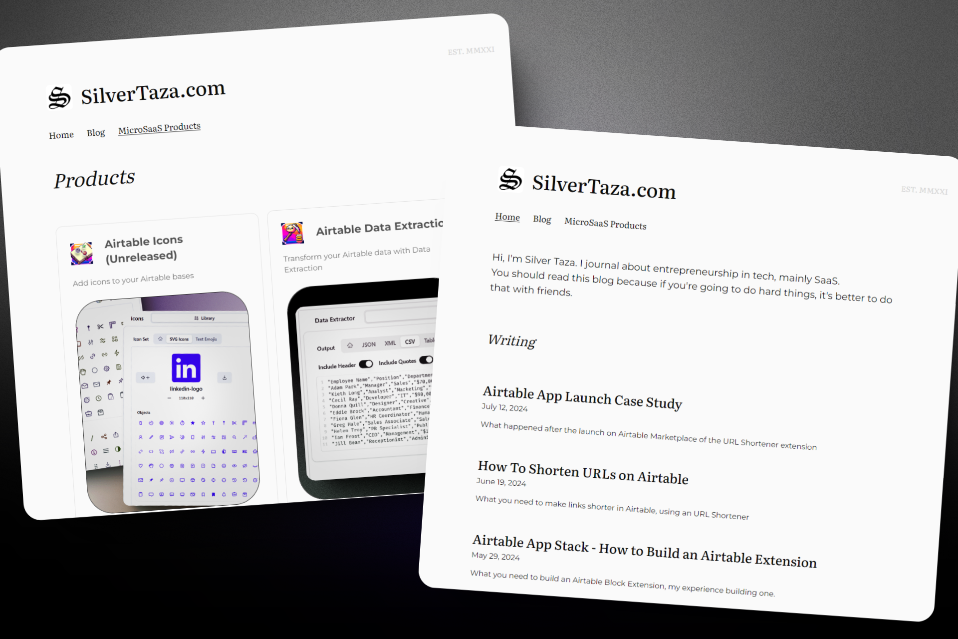 Airtable data extraction silvertaza